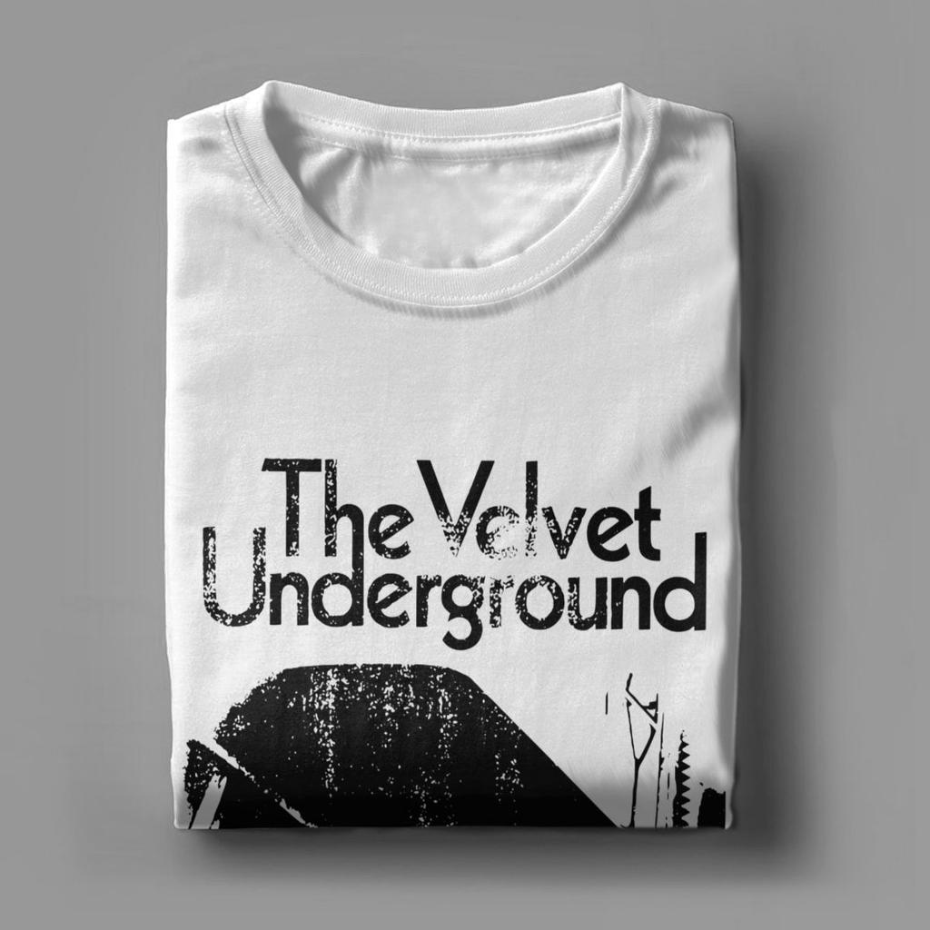 Повседневные футболки The Velvet Underground для мужчин с круглым вырезом из чистого хлопка футболки с коротким рукавом идеи для подарков топы