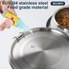 Герметичный контейнер для хранения еды из нержавеющей стали, банка для корма для домашних животных с крышкой для собак