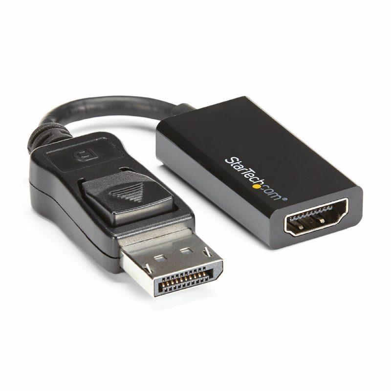 Startech-Adaptador DisplayPort a HDMI Startech DP2HD4K60S Negro