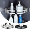 Perforated Corner Shower Stand Bathroom Shelf Wall Mounted Organization And Storage Shelves Bathroom Accessories