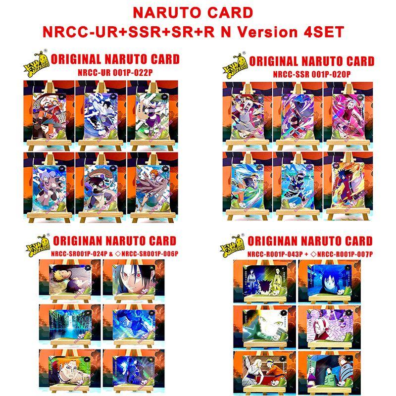 KAYOU Оригинальные Карты Наруто MR UR SP SSR SR R PTR Эпоха Ниндзя N Издание Аниме Итачи Саске Какаши Полный Набор Коллекционная Карта