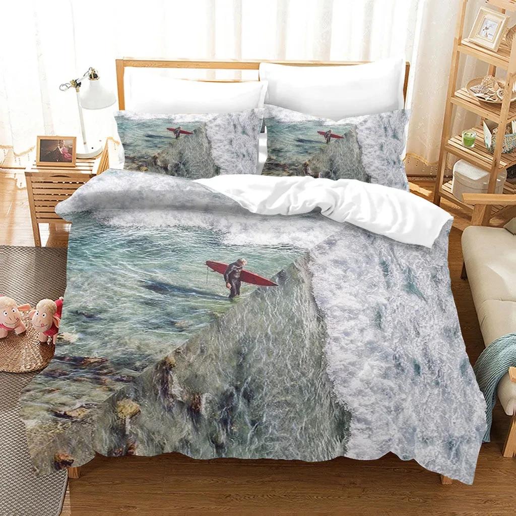 Постельное белье Статуя Свободы Современное искусство Пододеяльник размера кинг/квин Подростки Взрослые Креативная мода Поп Полиэстер Покрывало