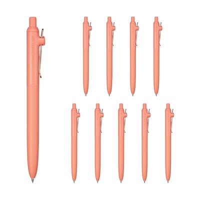 Mitsubishi Pencil Ручка Uniball ZENTO Standard, шариковая, на водной основе, 0,38 мм, Adobe, упаковка 10 шт., UBNZSC38.38 (10-Pack)