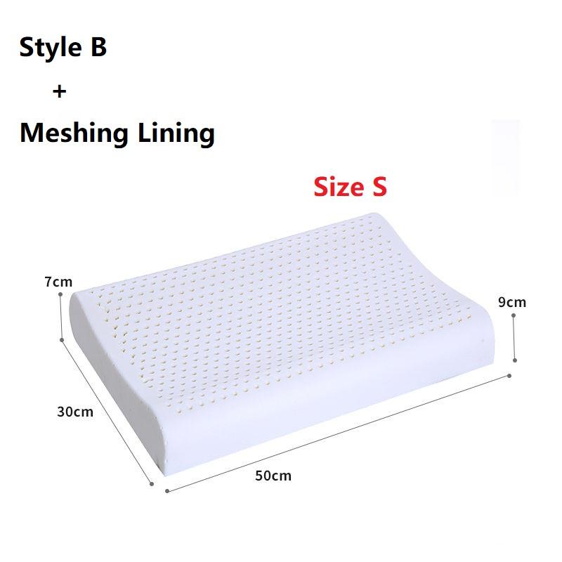 Таиландская подушка из чистого натурального латекса, защитная подушка для шеи и позвоночника, массажные лечебные подушки для тела, подушки для сна