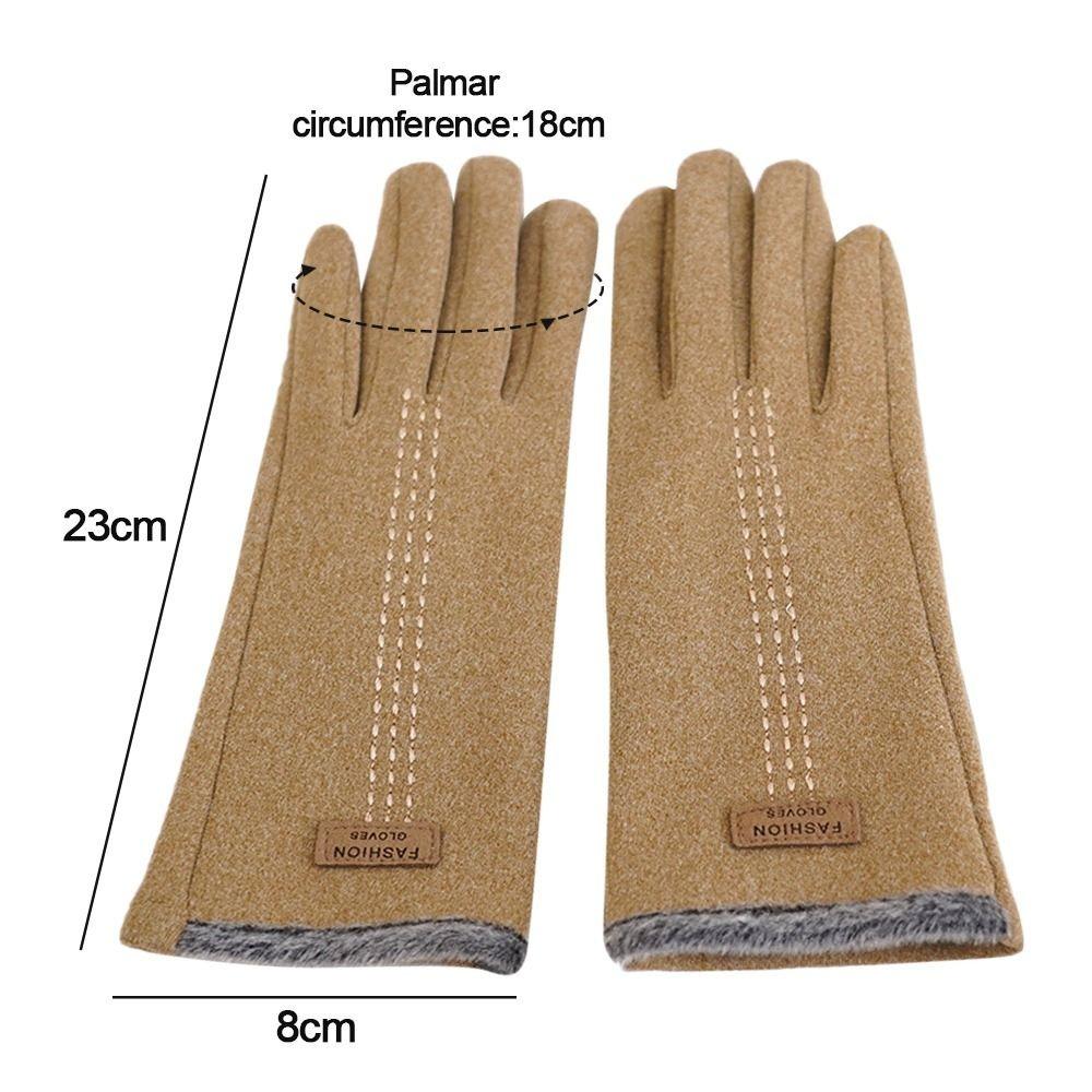 Warm Winter Gloves Touchable Screen Driving Mittens Hot Sale Skiing Gloves  Cycling Driving