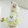 Cat Clothes Lace Lady Traction Skirt Spring and Summer Thin Breathable Blue Cat Hairless Cat Pet Clothes