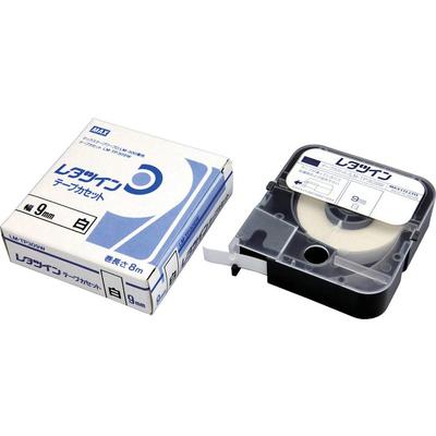 Кассета с лентой Max Letter Twin шириной 9 мм, рулон 8 м, белая LM-TP309W