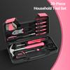 39Pcs Essential Household Tools Kit with Plastic Toolbox Hand Tool Set Portable and Lightweight