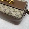 [Pre-Owned] Gucci Horsebit 1955 Small Shoulder Bag 'Beige/Ebony' - Very Good #1U5QXEV
