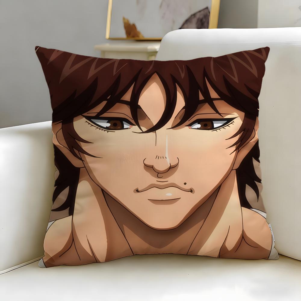 Популярный аниме Baki the Grappler Наволочка Мягкая Легко стираемая Чехол для подушки Универсальный для Дивана Кровати Путешествий и Офиса