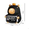 Capybara Figurine Bluetooth Speaker LED Alarm Clock Resin, Tissue Box Holder Table for Living