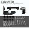 BEVINSEE Passenger Side Low Mount AC Bracket for Sanden SD7B10 (7176) Compressor, for LS Truck/SUV Engine 1999-2013