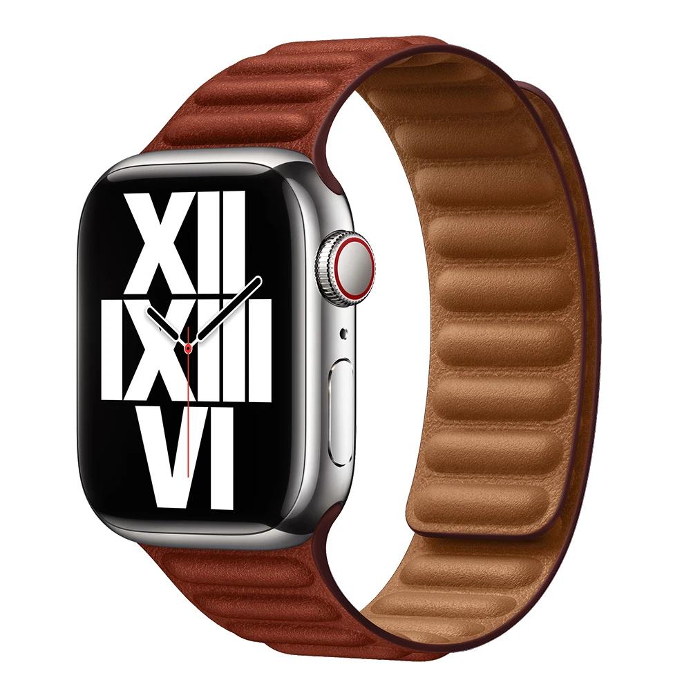 Новый ремешок FineWoven для Apple Watch Band 44 мм, 40 мм, 45 мм, 49 мм, 41 мм, оригинальный браслет с магнитной петлей iWatch Series 9 8 SE 7 Ultra 2