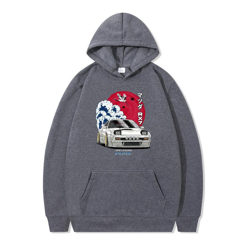 Независимая станция Осень и Зима Новый автомобиль Свободный топ Модный повседневный худи Мужская и женская одежда