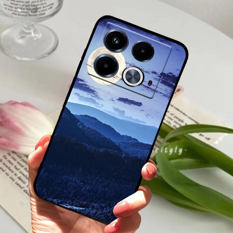 Чехол для Infinix Note 40 из мягкого силиконового ТПУ с рисунком животных, защитный чехол для Infinix Note 40 Pro 4G 5G 40 Pro Plus.