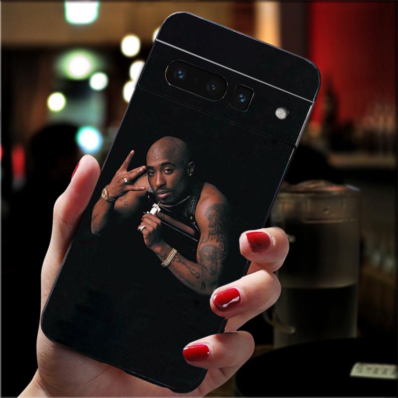 Чехол для телефона Google Pixel 10 9 Pro XL 9A 8 7 6 Pro Pixel 8A 7A 6A Pixel 8 7 6 5 Tupac 2pac Певец Чехол