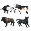 Реалистичная фигурка крупного рогатого скота, фигурка фермерского животного, фигурка крупного рогатого скота, подарок на день рождения, модель молочной коровы, детская игрушка