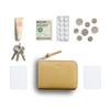 Компактный кошелек на молнии Bellroy L-Pocket с карманами для карт, отделением для монет и местом для хранения ключей - Горчичный