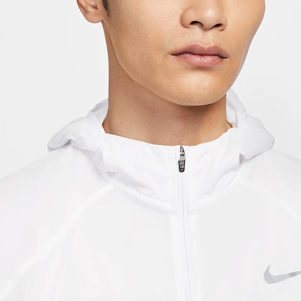 Nike Водоотталкивающая куртка с капюшоном на молнии с длинными рукавами Stride Мужские куртки Белый HV4549100
