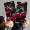 Чехол для Samsung Galaxy A13 A20 A16 A40 A12 A70 A15 A17 A50 A04 A06 A05 Funda Чехол для телефона Вишневый узор