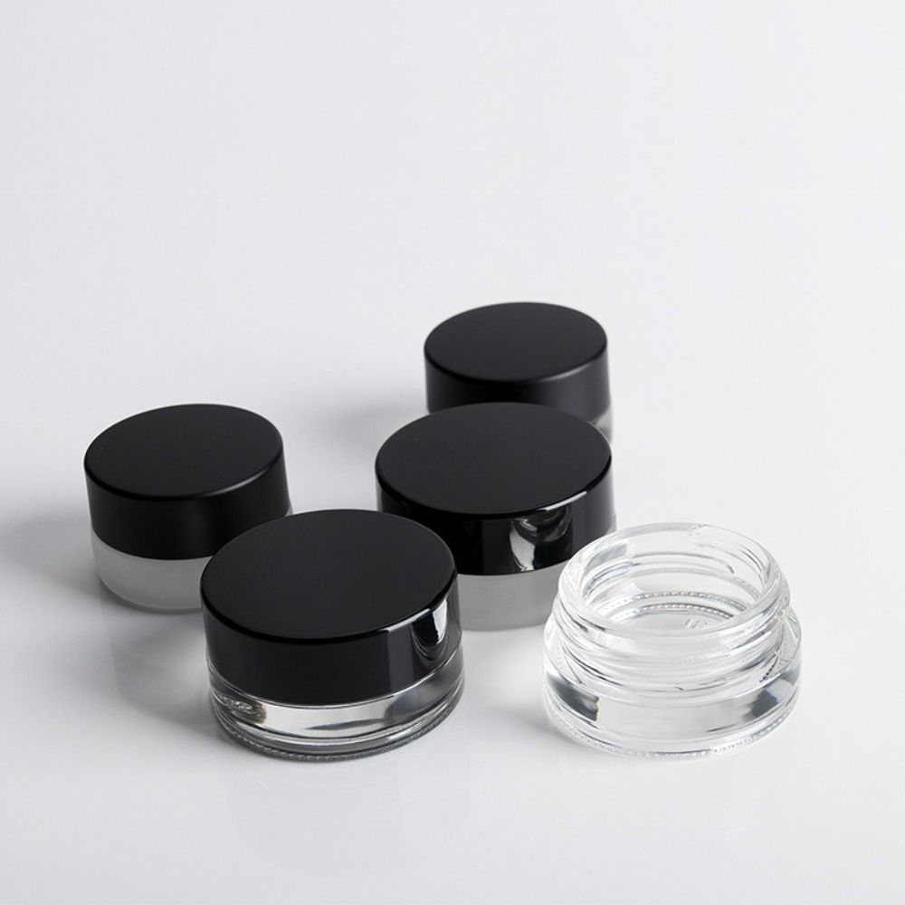 Black Gold Eye Cream Pots Mini Face Cream Packaging Bottle Makeup Jar for Skin Care