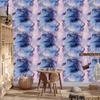 Ink blue, purple, light gray and navy blue wallpaper 50x1000