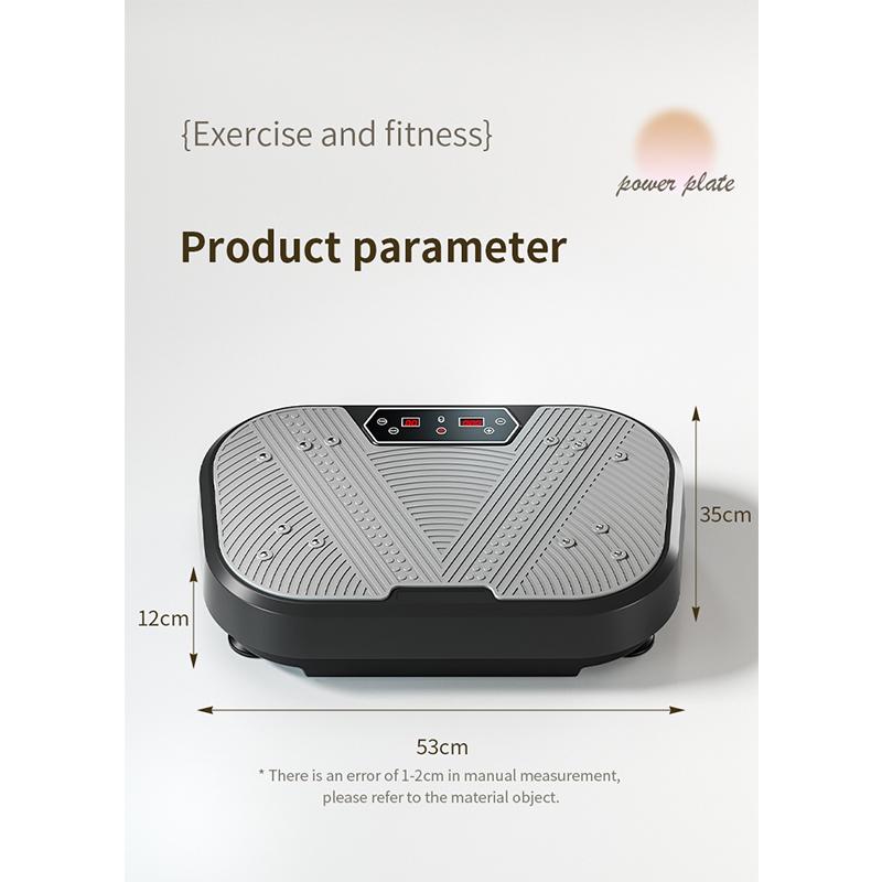 Вибрационная платформа кардиотренажер для дома, электрический вибрационный тренажер антицеллюлитный для тела, нагрузка 175 кг