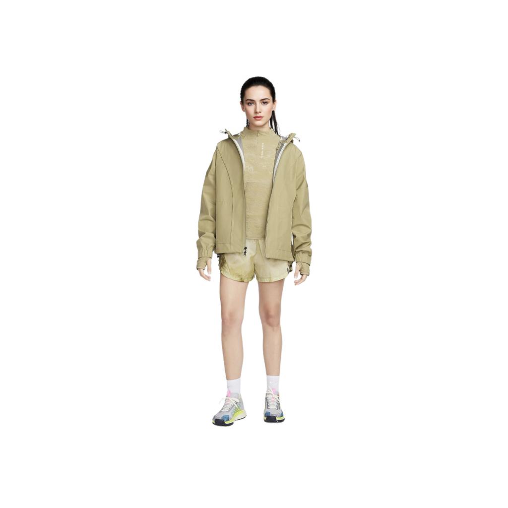 Nike Женская куртка с капюшоном и вышитым логотипом Trail Gore-Tex Infinium, оливковая FB7642-276