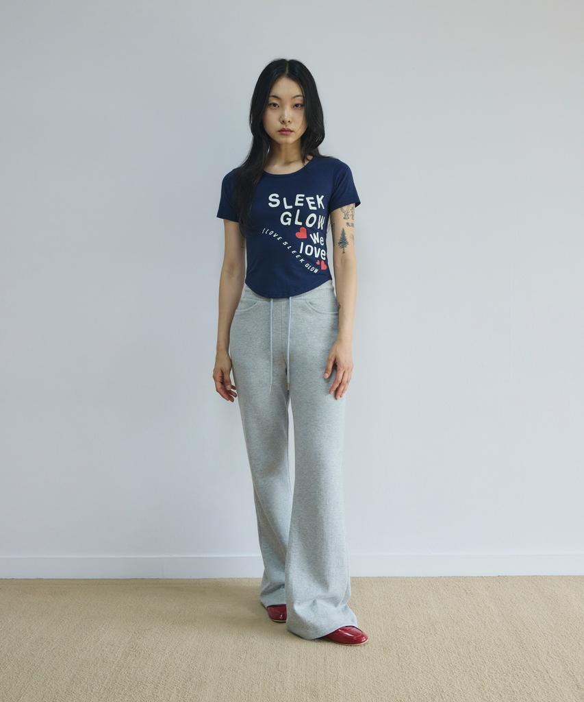 Брюки для тренировок Seulliggeullou Bootcut с логотипом [2 цвета]