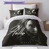 Adele Bedding Quilt Set Quilt Cover Pillowcase Home Decoration Birthday Gift (1 * duvet cover + 2 * pillowcase, without core)