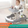 Adjustable Multifunctional Baby Walker for 6-18 Months - Anti-Rollover Design for Boys and Girls