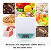 White 30kg TS500 Plastic White Electronic Scales Weighing Kitchen Scales Grams Balance LCD Display Universal for Home Electronic Balance Weight