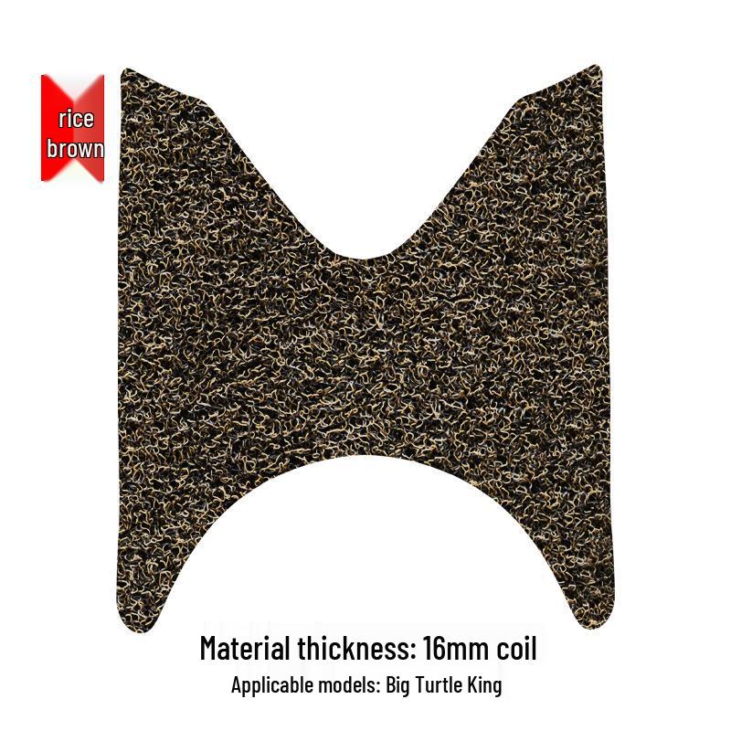 Big Turtle King Electric Motorcycle Non-Slip, Rainproof Foot Pad Silk Ring