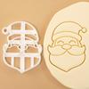 Cute Christmas Cookie Cutter Irregular Shape Santa Claus Cookie Embosser Cartroon DIY Baking Molds Kitchen Tools