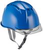 DIC Plastics Helmet with Clear Protective and Styrofoam Sky AA11EVO-CSW Vents, Peak, Shield, Liner, Blue/Smoke (AA11-CSW-HA6E2-A11-SBL-S)