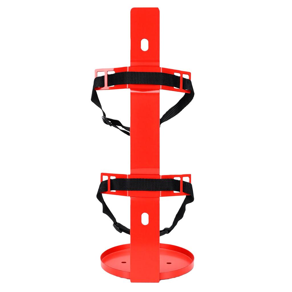 Extinguisher Holder, Extinguishers Mount with Tray, Nylon Straps, Quick Release Buckle & Rustproof for 5-6kg Extinguishers