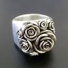 Huitan Carved Design Vintage Women Rings Unique Girl Gift Punk Female Accessories for Dance Party Jewelry Drop Shipping