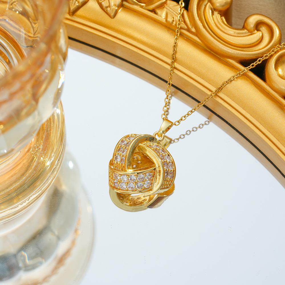 Новые модные женские серьги и комплект из колье с бриллиантами Temperament