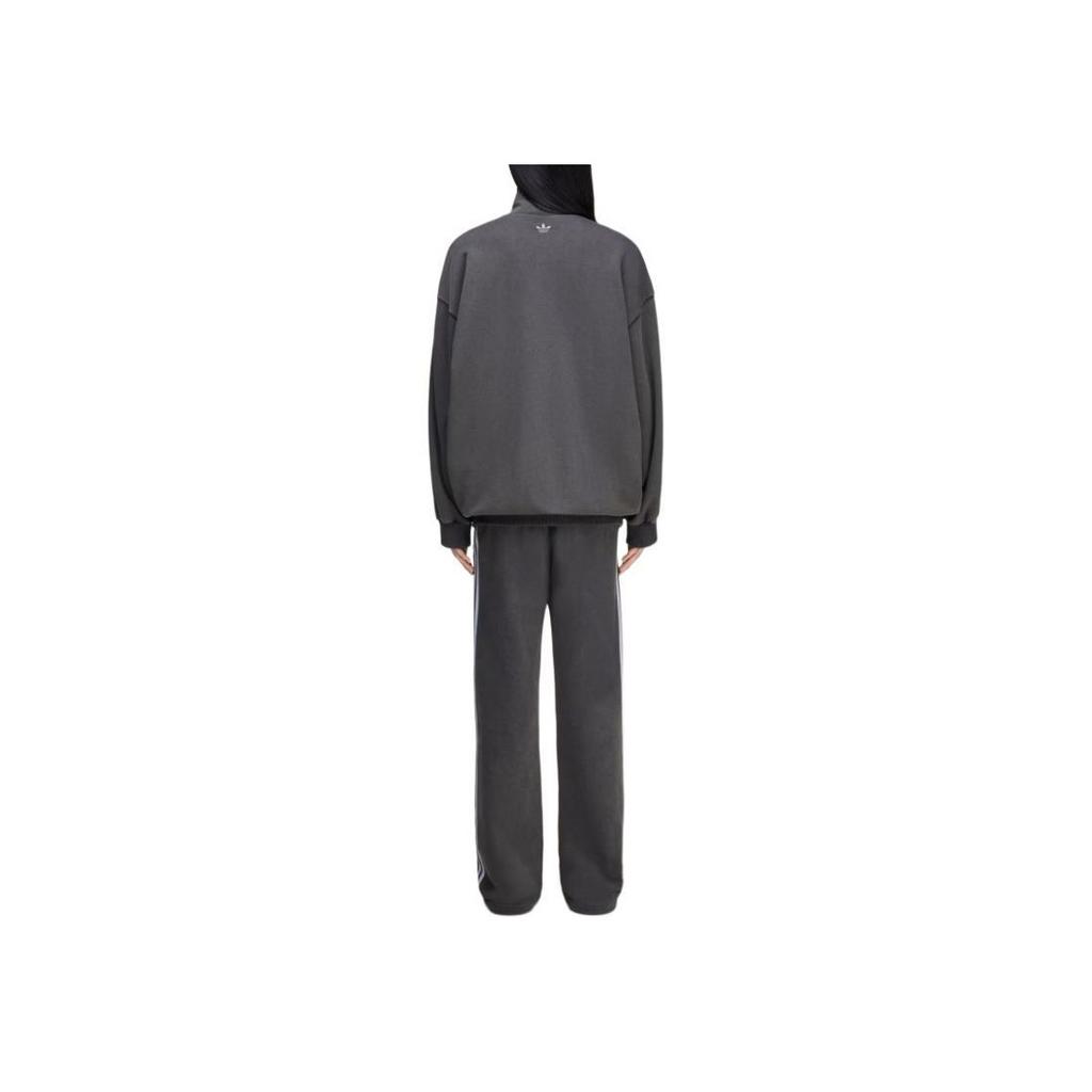 Adidas Оригиналы X Avavav Коллаборация Трек FW25 Мягкая Удобная Приятная к коже Свободная Куртка с высоким воротом Женская куртка JZ3025