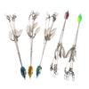 5 шт. рыболовные снасти приманки нержавеющая сталь нержавеющая высокая гибкость зонтик рыболовный комплект снасти для Bas