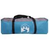 4 Person Tunnel Tent with Roof Blue and Grey 740 x 370 x 220 cm