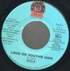 7-дюймовая пластинка SIZZLA - Love De Youths Dem NONE Sweet Sadies Pr 2002 Ямайка Регги, Ска и Даб Б/У