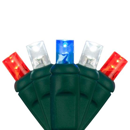 Commercial Grade Coaxial Christmas Light Strands Mini 5mm LED String Lights for Outdoor Holiday Xmas Tree Decoration