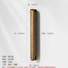 WV Nordic Champagne Gold Brushed Cabinet Door Handle Light Luxury Copper-Colored Solid Zinc Wardrobe Drawer Pulls for Home Decor
