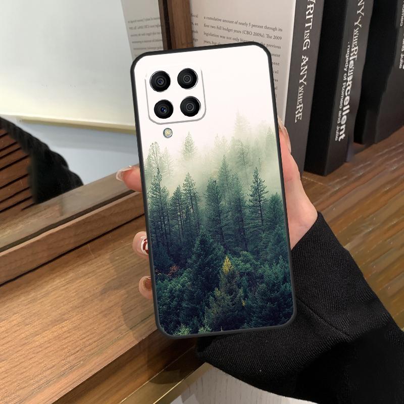 Красивый чехол с изображением горного леса для Samsung Galaxy M56 M16 M36 M33 M53 M13 M12 M32 M52 M20 M15 M55 M31 M14 M35 M34 M54