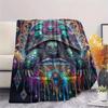 1Pc Enamelinsects Print Flannel Blanket, High quality Comfortable for All Seasons, Home Decor, Warmth and Comfort, Perfect for Christmas Gifts