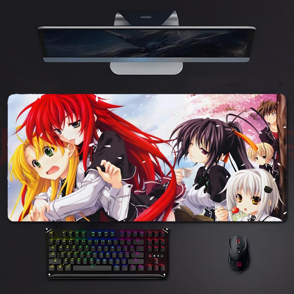 Hot Cool Anime Hhigh School Dxd Mouse Pad Large Gaming Mousepad With Stitched Edges Thickened Desk Mat Pc
