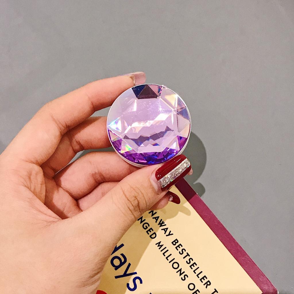 Популярные красочные роскошные алмазные ручки для пальцев из АБС-пластика, подставка для колец, складной держатель, складные кронштейны для сотового телефона, крепление