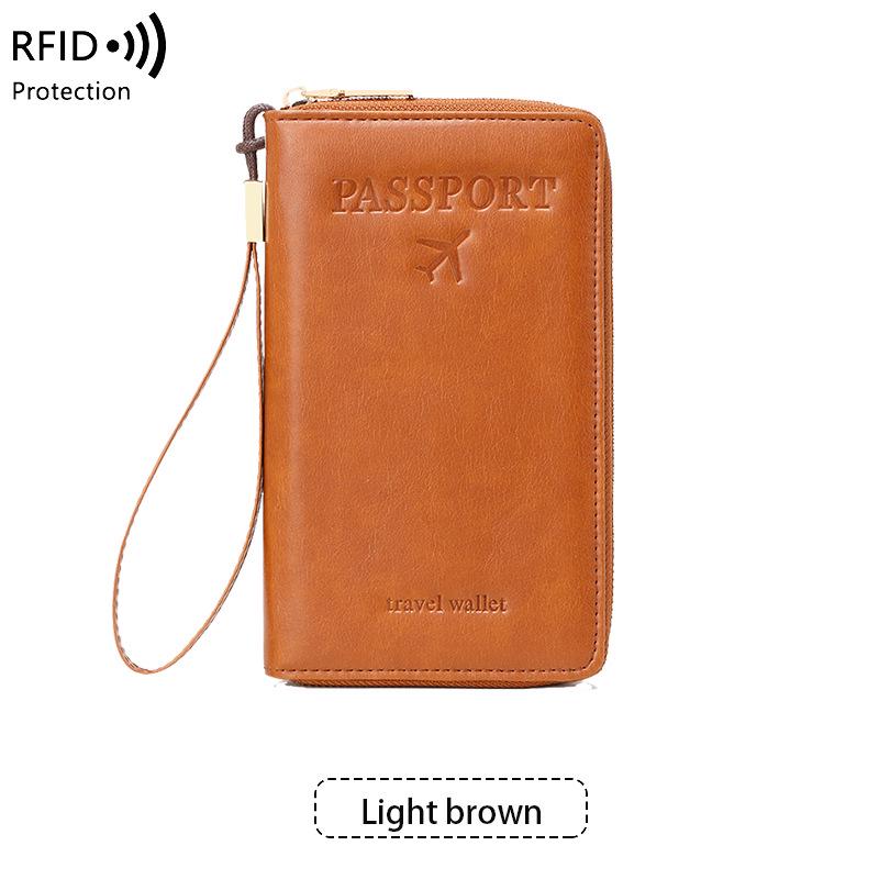 2024 Кошелек-органайзер для паспорта и документов с RFID-защитой от кражи