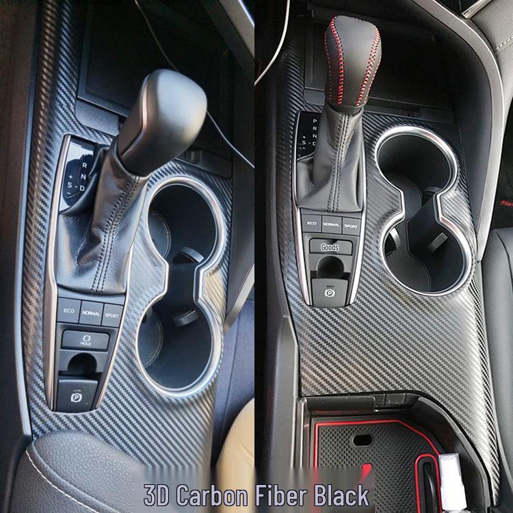 Eighth Gen Camry 18-21 Carbon Fiber Interior Gear Panel Sticker